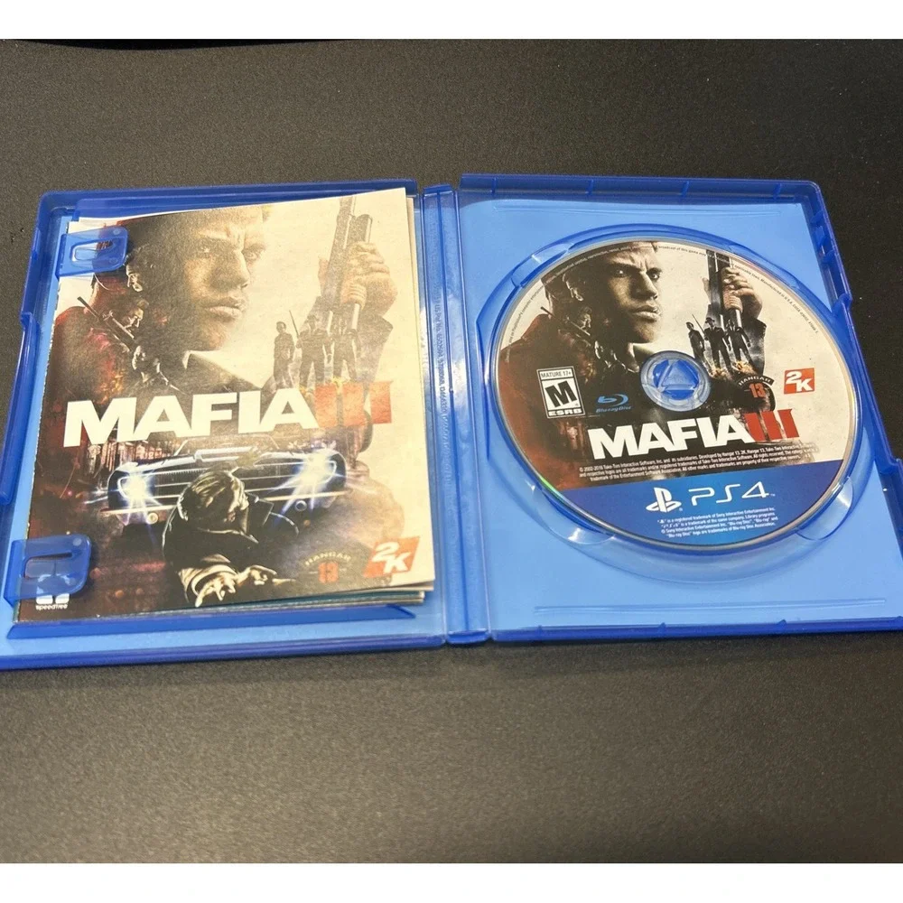 Mafia III - Standard Edition (Sony PlayStation 4, 2016) Complete in Box With Map
